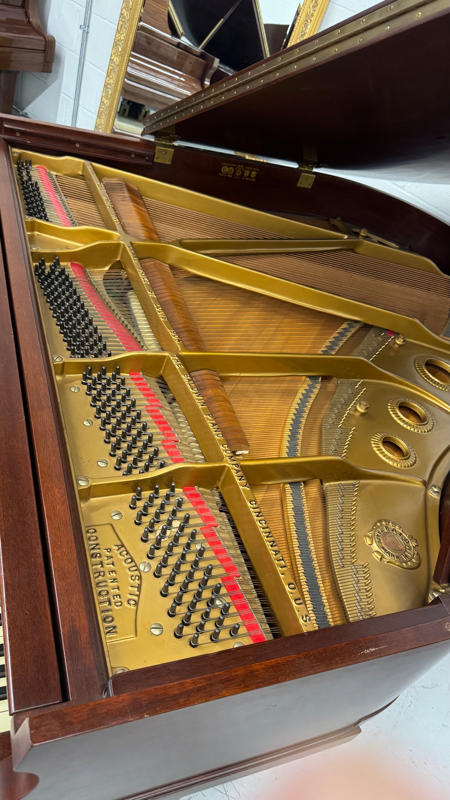 Baldwin M Red Mahogany Satin