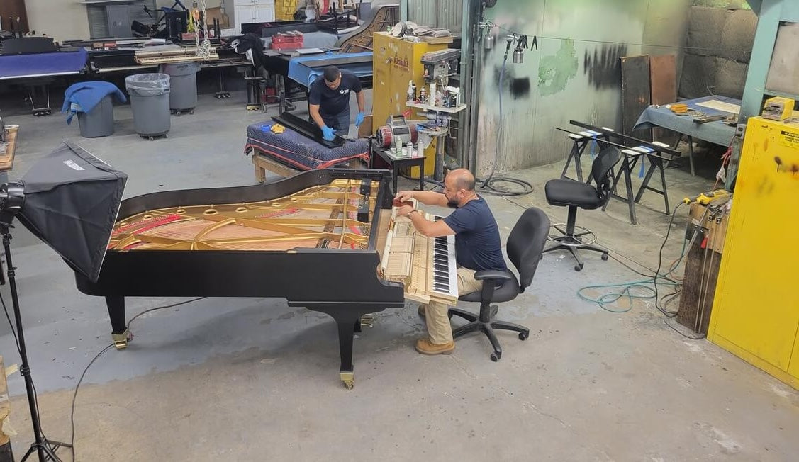 Grand piano restoration